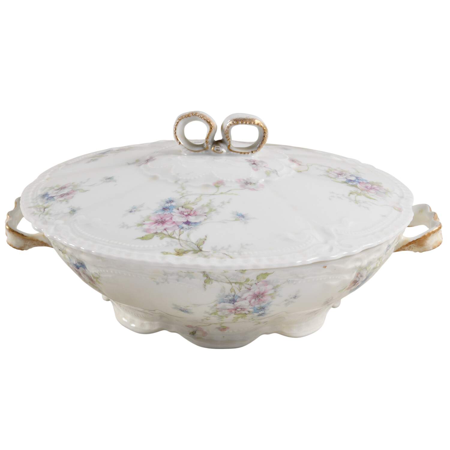 Schleiger 156c Round Covered Vegetable by Haviland-1