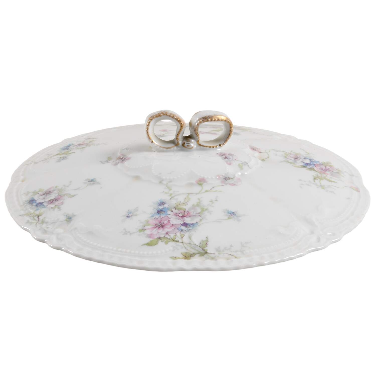 Schleiger 156c Lid for Round Vegetable by Haviland-1