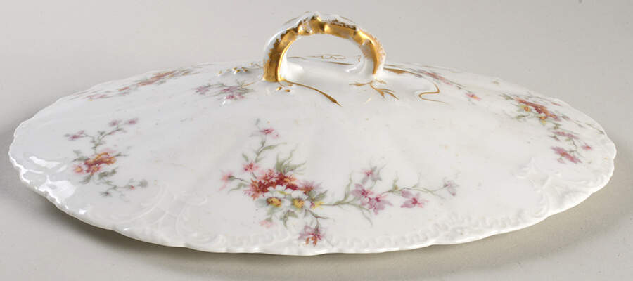 H608 Lid for Oval Vegetable by Haviland-1