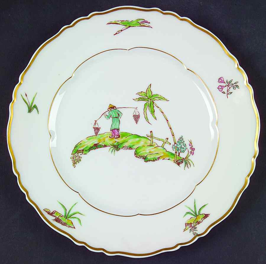 Pillement Salad Plate by Haviland-1