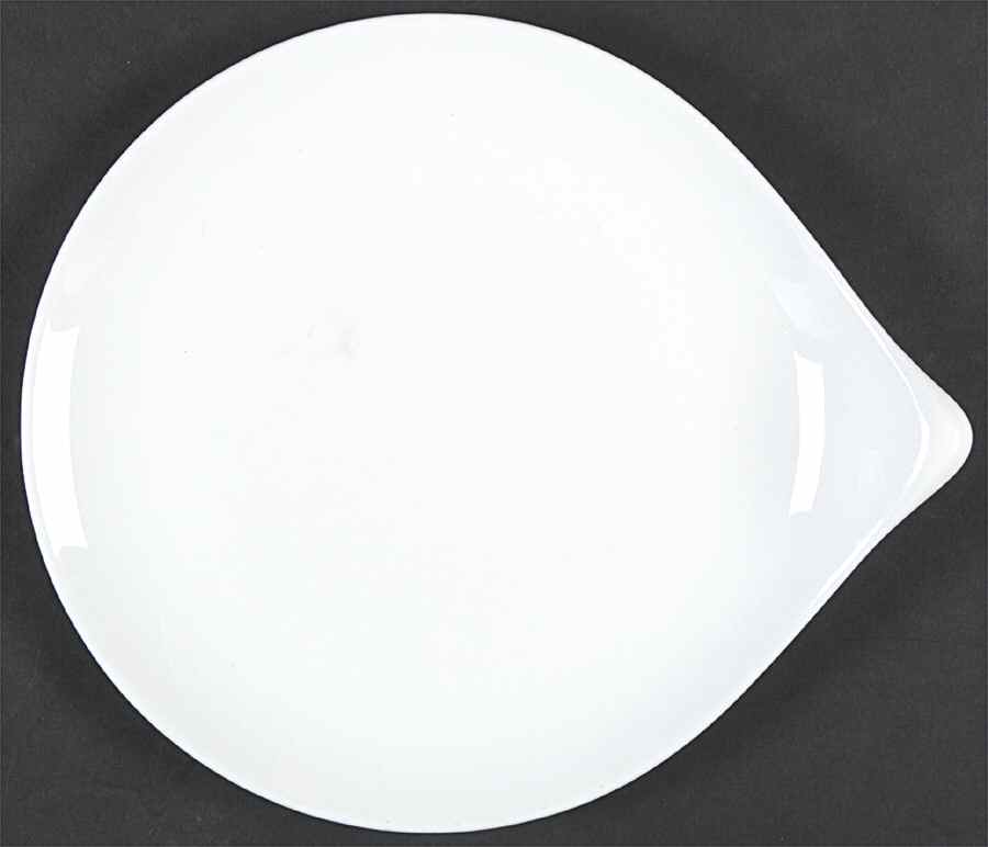 Century White Salad Plate by Hall-1