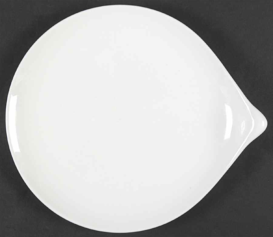 Century White Dinner Plate by Hall-1