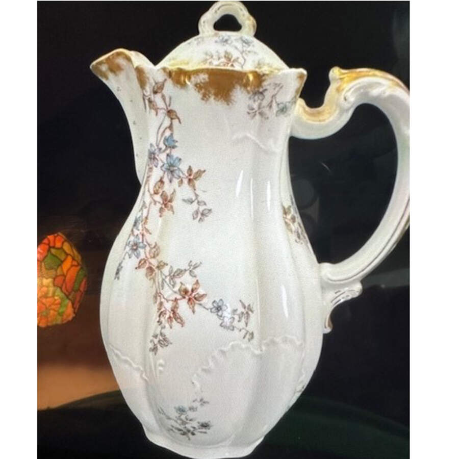 Schleiger 464B Chocolate Pot & Lid by Haviland-1