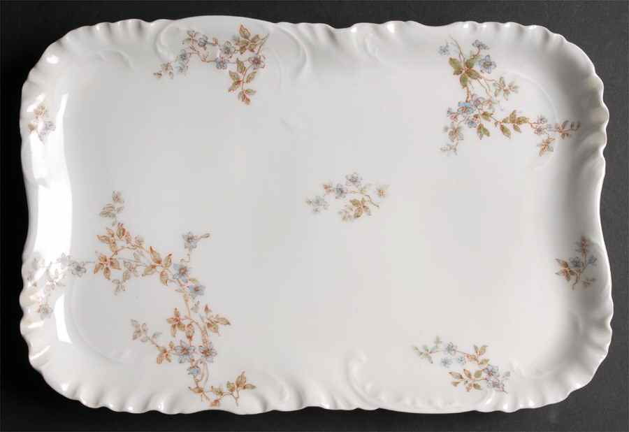 Schleiger 464B 12" Rectangular Serving Platter by Haviland-1