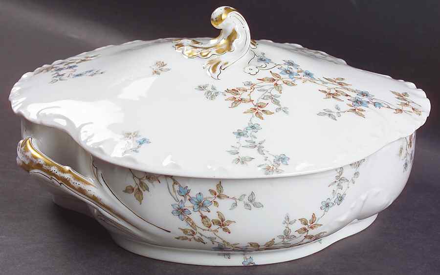 Schleiger 464B Oval Covered Vegetable by Haviland-1