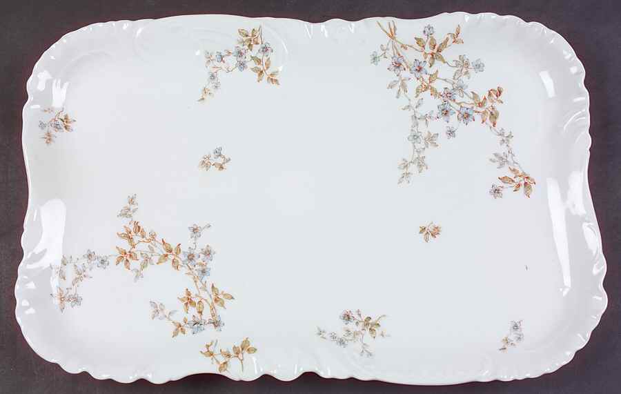 Schleiger 464B 14" Rectangular Serving Platter by Haviland-1