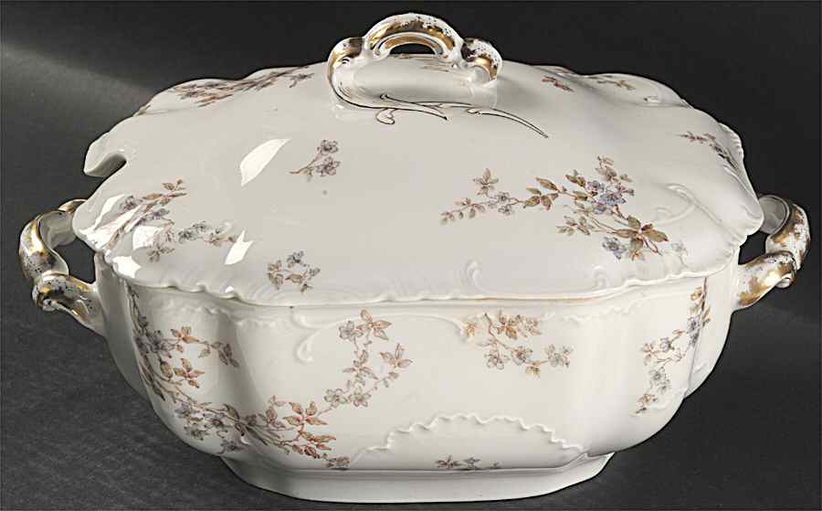 Schleiger 464B Tureen &  Lid by Haviland-1