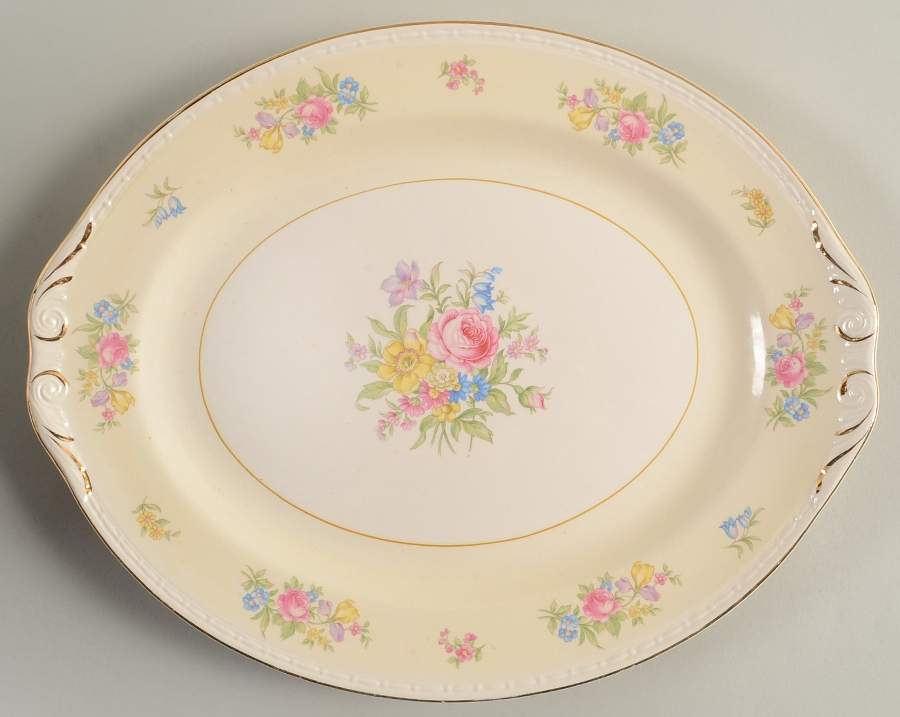 G3453 13" Oval Serving Platter by Homer Laughlin -1