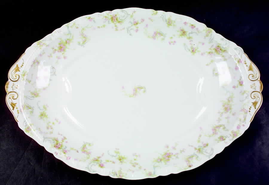 Schleiger 57-8 18" Oval Serving Platter by Haviland-1