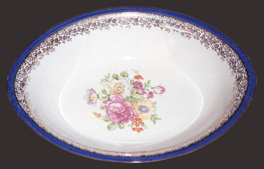 HLC755 9" Oval Vegetable Bowl by Homer Laughlin -1
