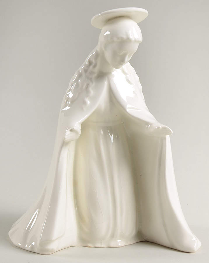 Nativity All White Figures Tm2-Mary - Boxed by M.I. Hummel-1