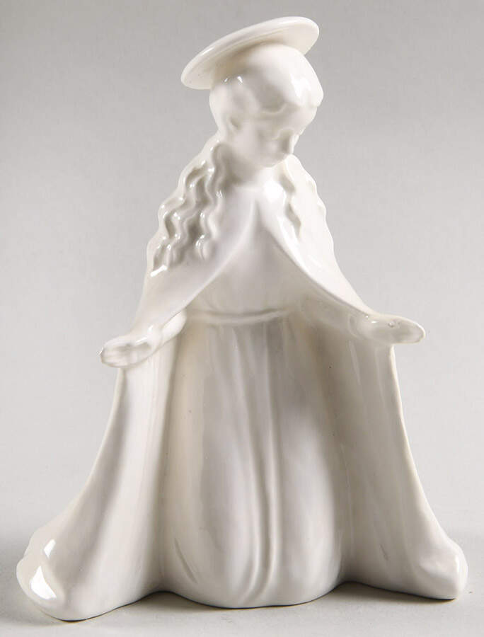 Nativity All White Figures Tm7-Mary - Boxed by M.I. Hummel-1