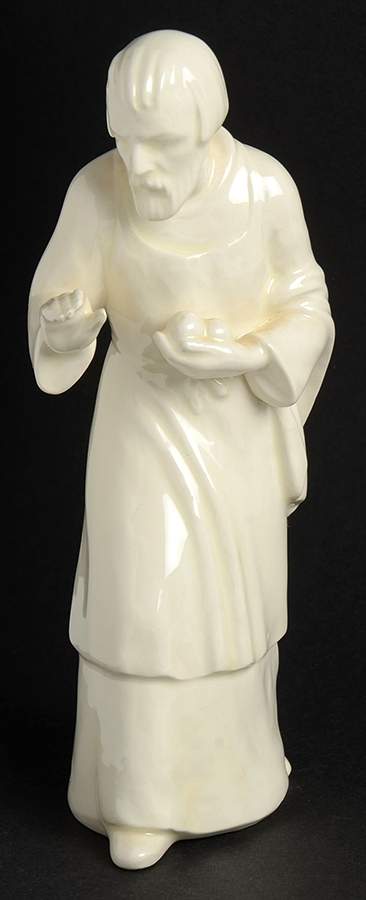 Nativity All White Figures Tm3-Joseph - Boxed by M.I. Hummel-1
