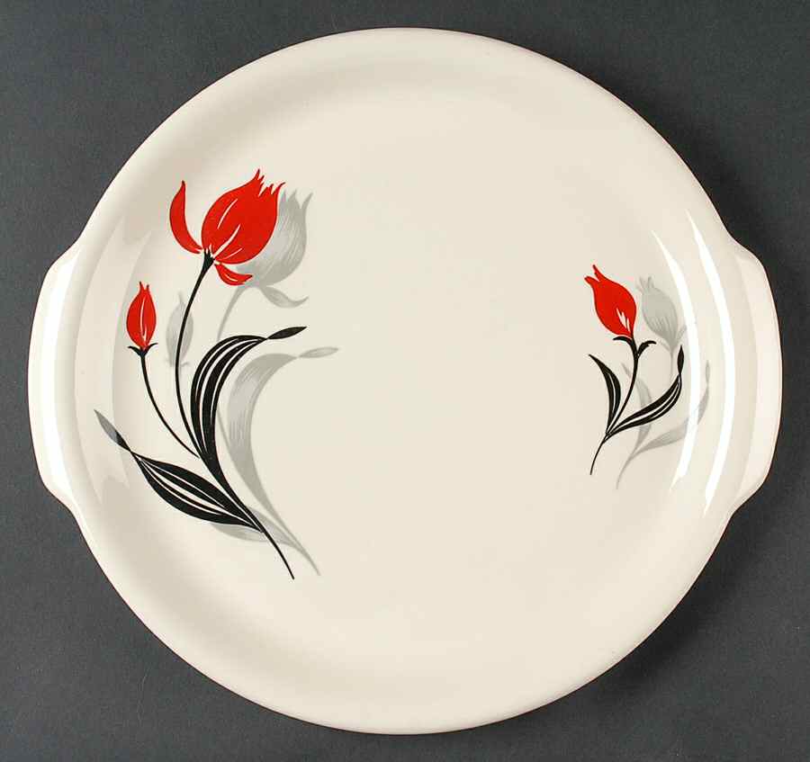 Starfire Handled Cake Plate by Harmony House China-1