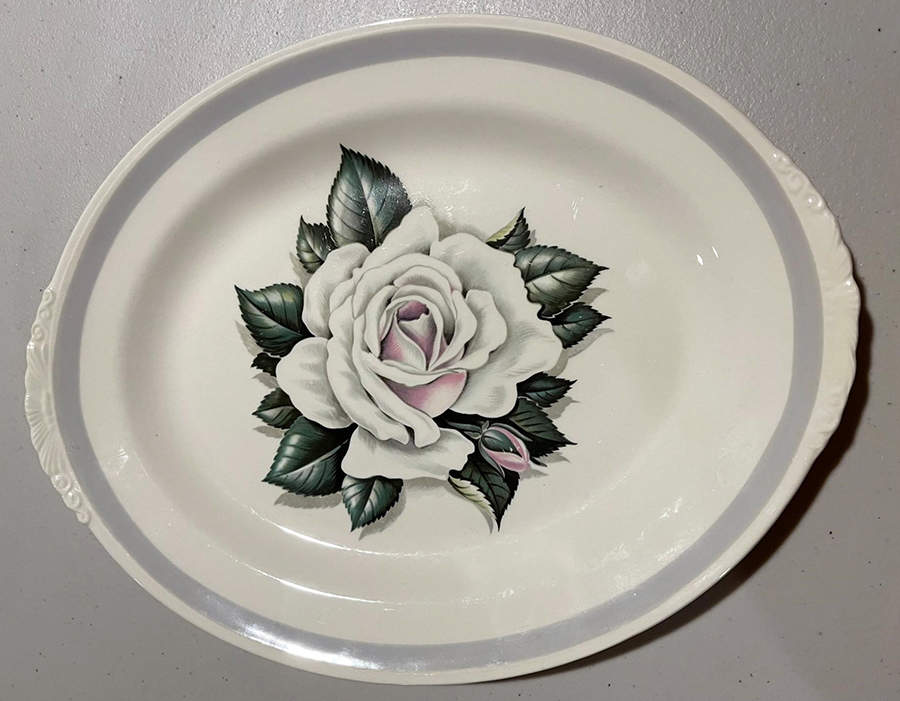 HLC759 11" Oval Serving Platter by Homer Laughlin -1