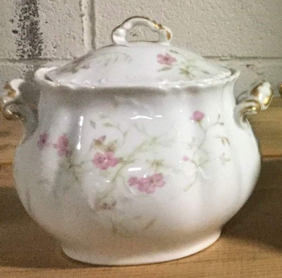 Schleiger 1167b Sugar Bowl & Lid by Haviland-1