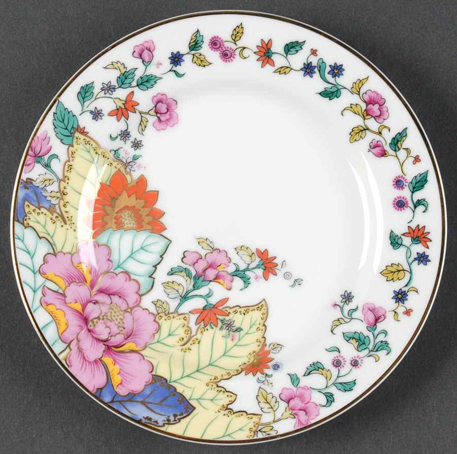 Tobacco Leaf Bread & Butter Plate by Horchow-1