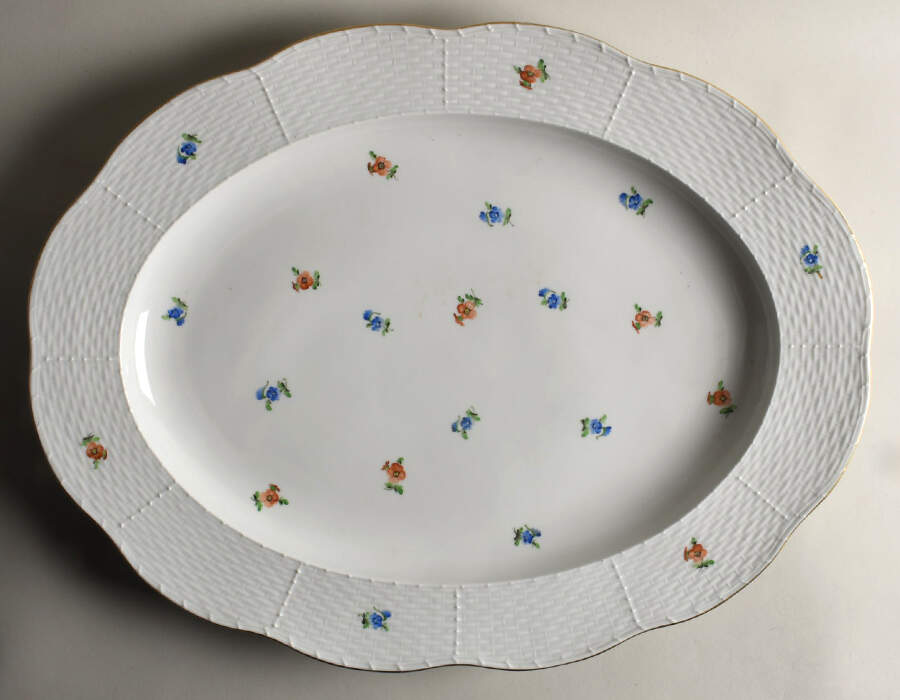 HER10 20" Oval Serving Platter by Herend-1