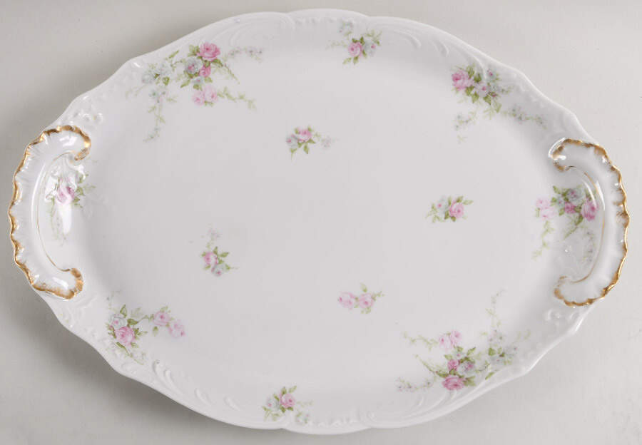 Schleiger 137b 18" Oval Serving Platter by Haviland-1