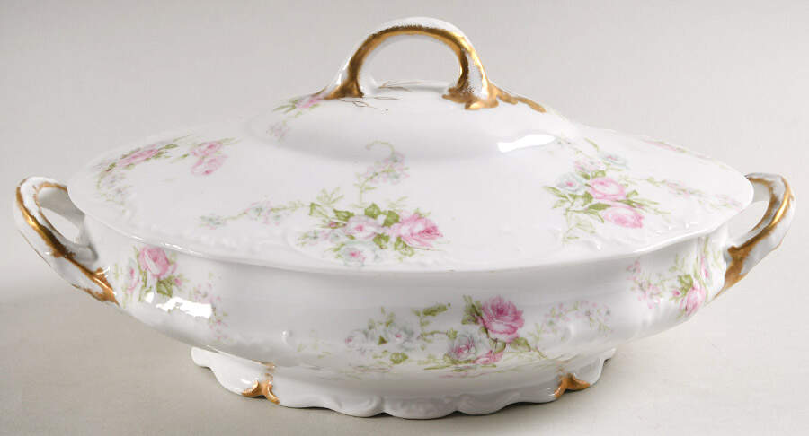 Schleiger 137b Oval Covered Vegetable by Haviland-1