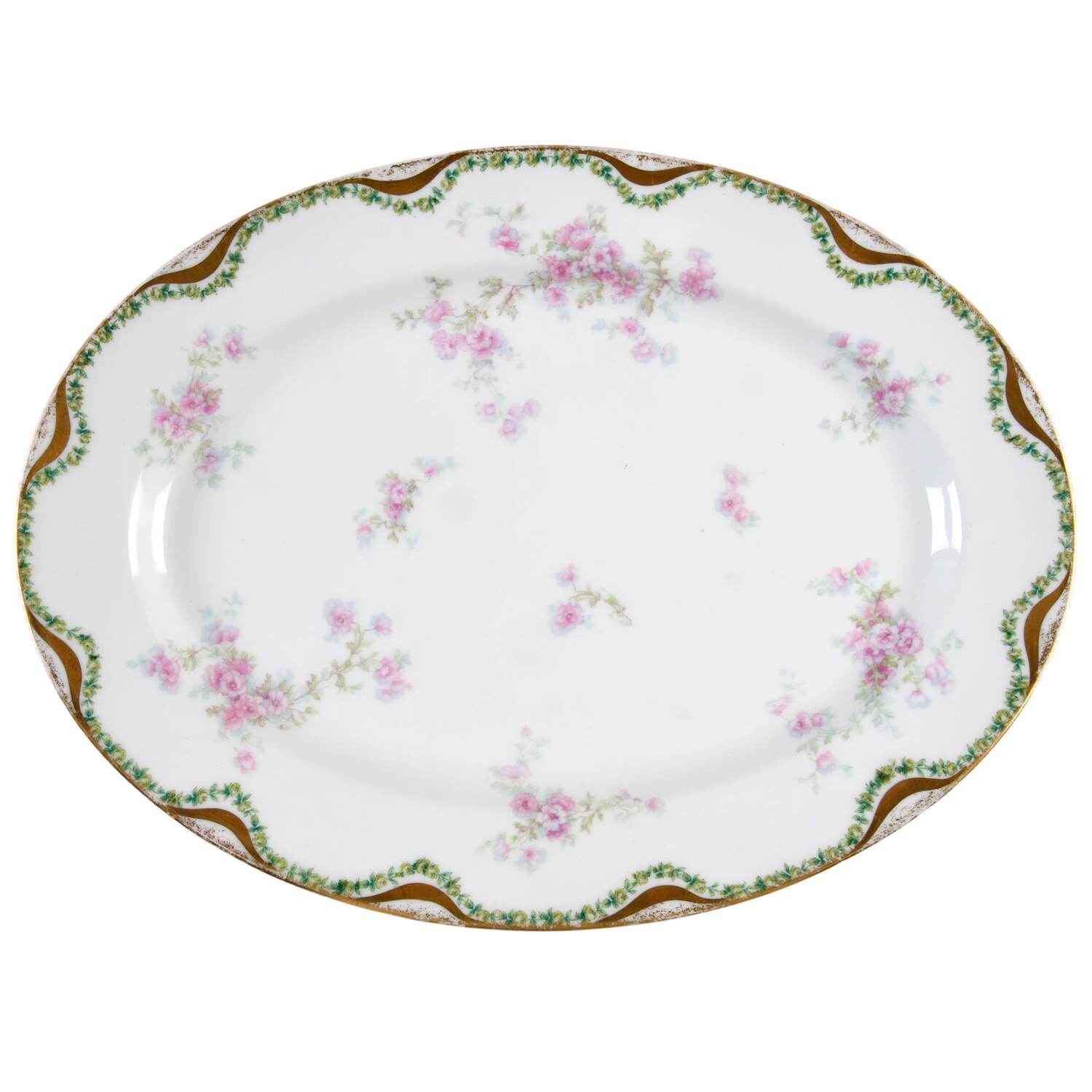 Schleiger 1173-2 13" Oval Serving Platter by Haviland-1
