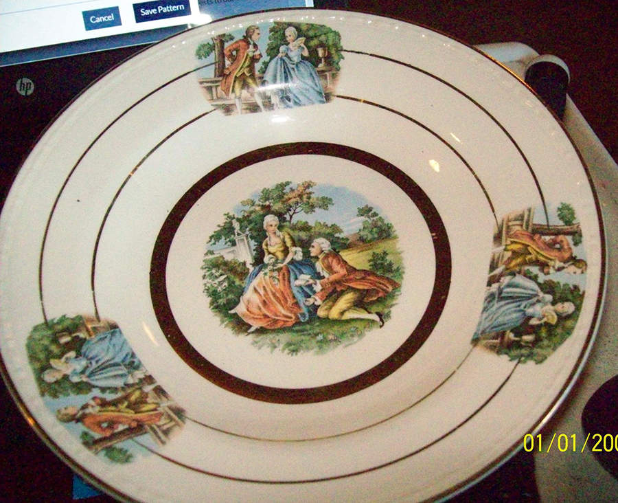 HLC777 Rim Soup Bowl by Homer Laughlin -1