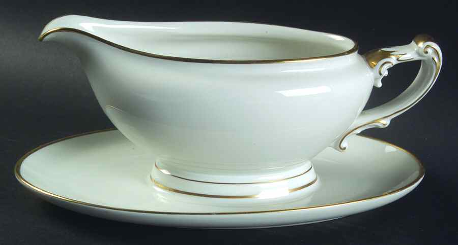 6257 Gravy Boat with Attached Underplate by Heinrich - H&C-1