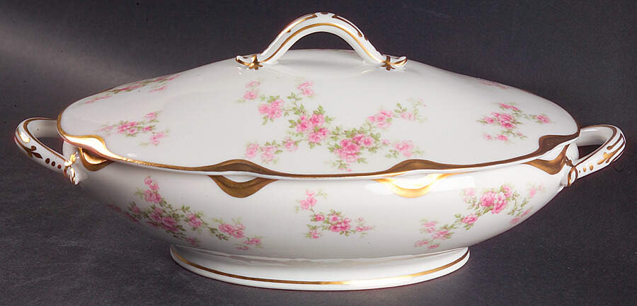 Schleiger 67J Oval Covered Vegetable by Haviland-1
