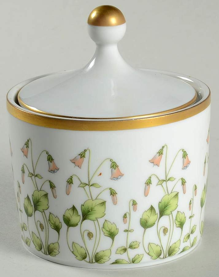 Linnaea Borealis (Smooth) Sugar Bowl & Lid by Hackefors-1