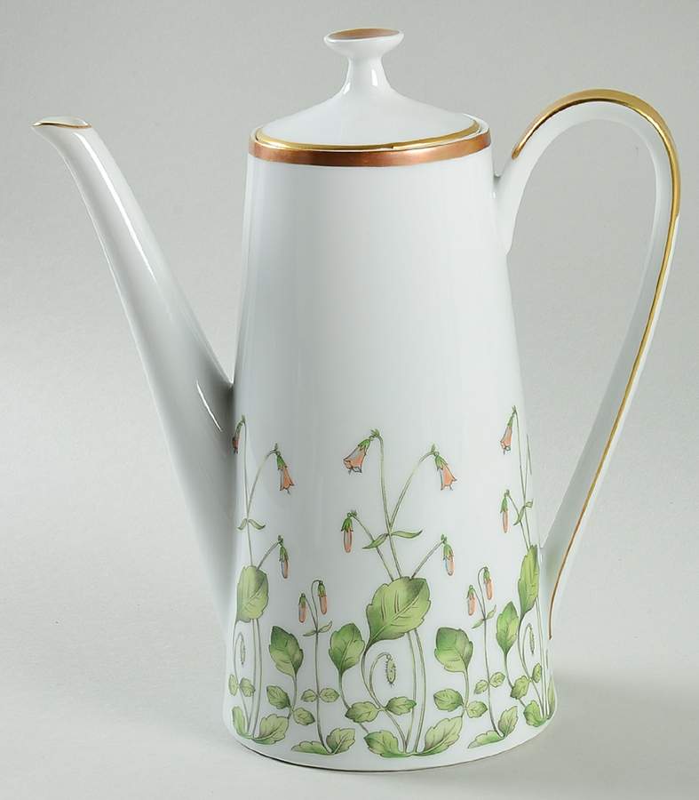 Linnaea Borealis (Smooth) Coffee Pot & Lid by Hackefors-1