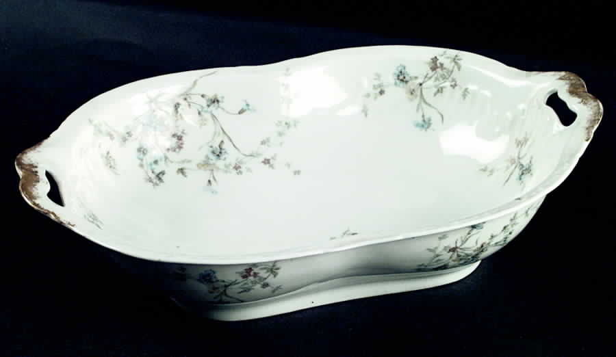 Schleiger 1018b 10" Oval Vegetable Bowl by Haviland-1