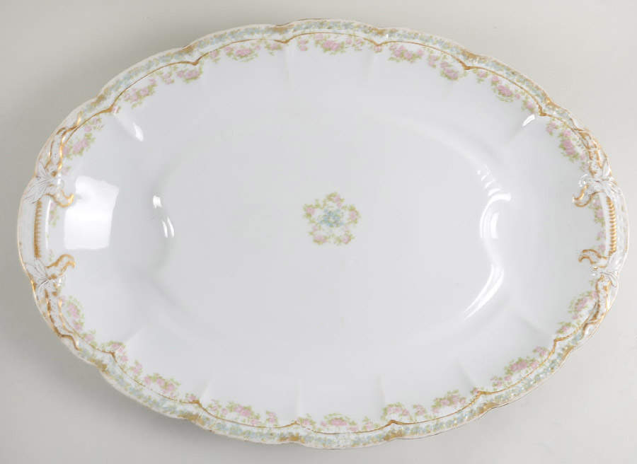 Schleiger 271k 20" Oval Serving Platter by Haviland-1