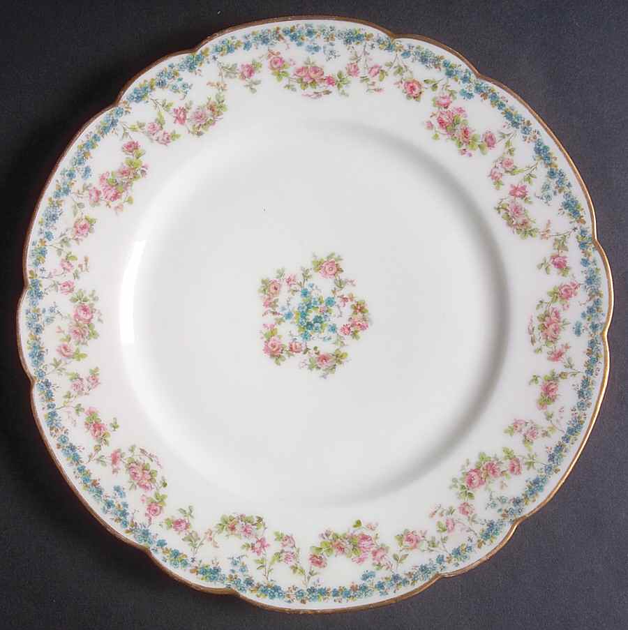 Schleiger 271k Dinner Plate by Haviland-1