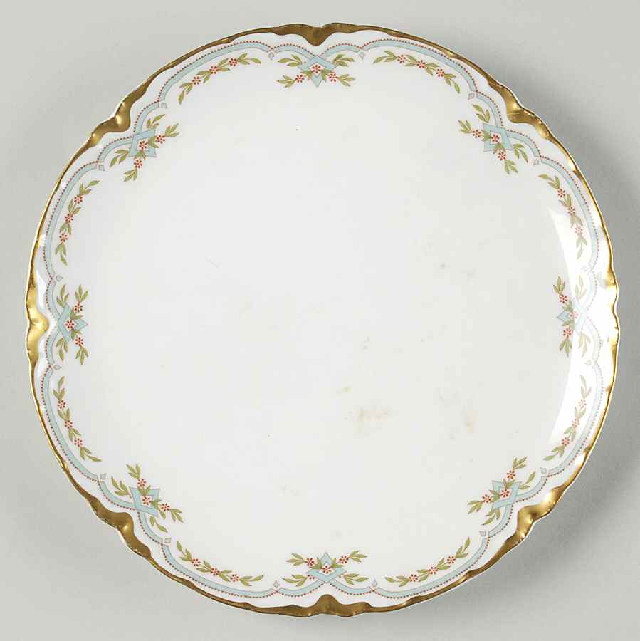 Schleiger 789 Coupe Luncheon Plate by Haviland-1
