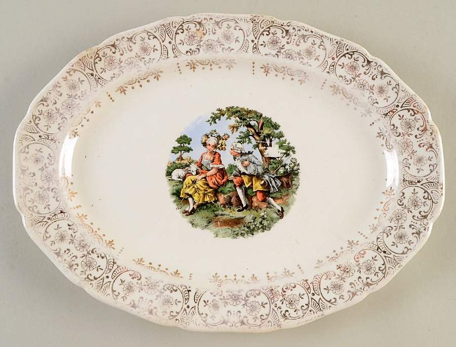 HLC785 11" Oval Serving Platter by Homer Laughlin -1