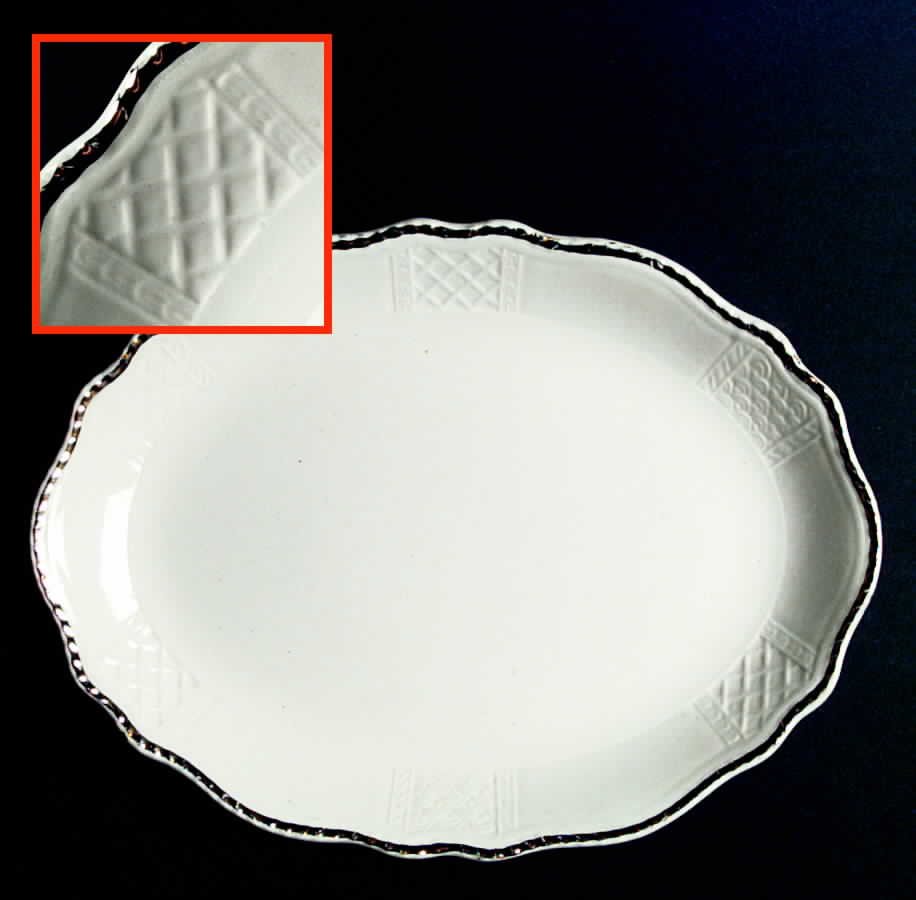 HLC786 11" Oval Serving Platter by Homer Laughlin -1