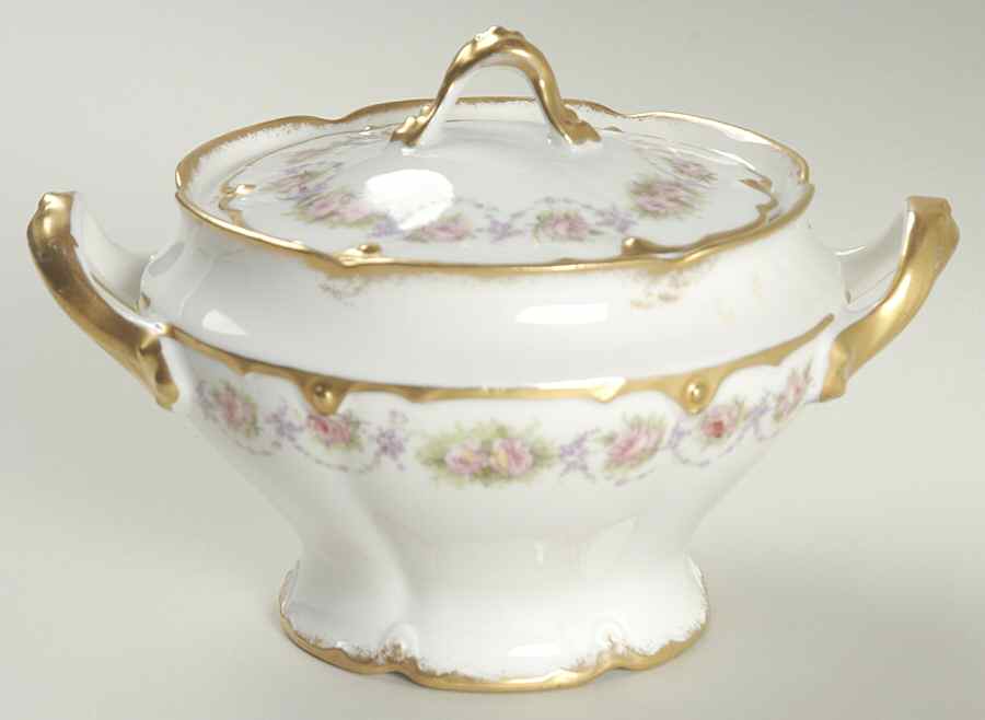 Schleiger 1256 Sugar Bowl & Lid by Haviland-1