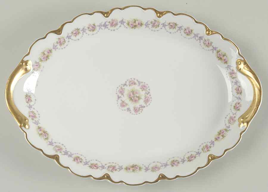 Schleiger 1256 11" Oval Serving Platter by Haviland-1