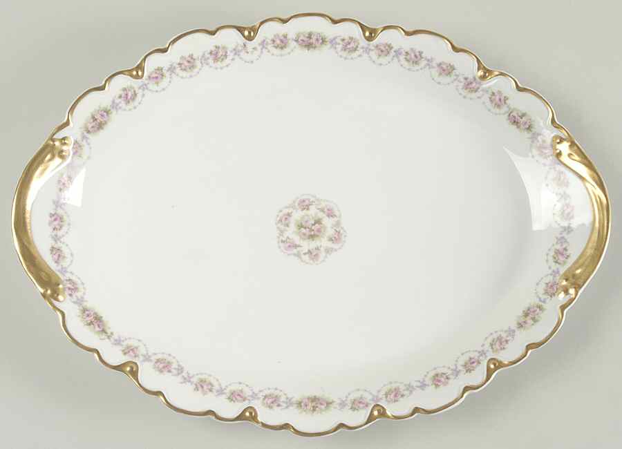 Schleiger 1256 13" Oval Serving Platter by Haviland-1