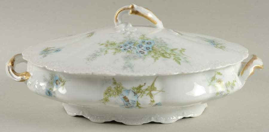 H637 Oval Covered Vegetable by Haviland-1