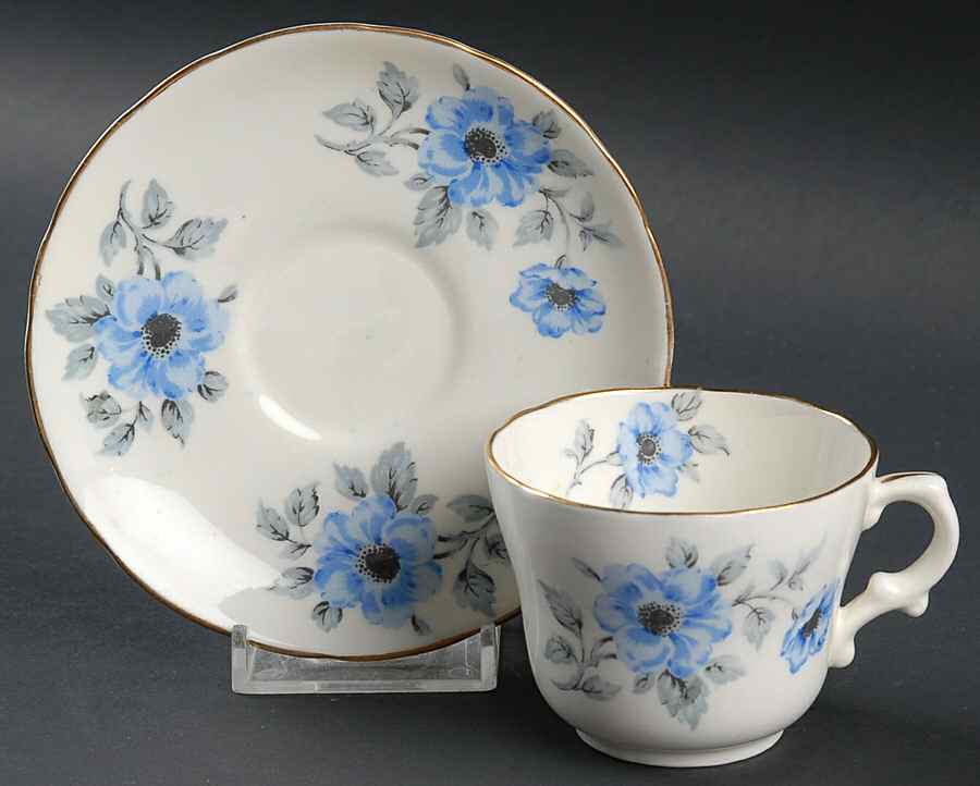 6231 Flat Demitasse Cup & Saucer Set by Hammersley-1