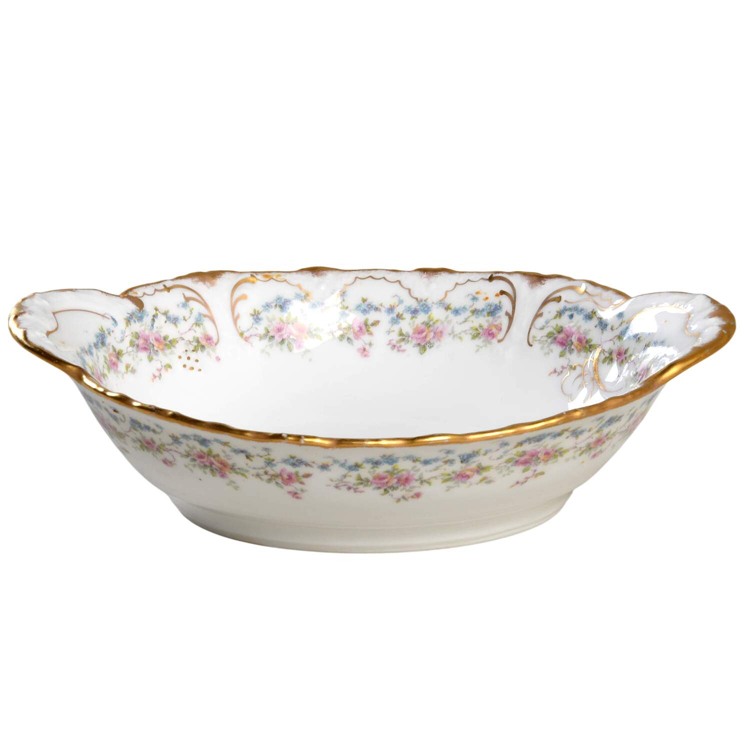 Schleiger 1047 9" Oval Vegetable Bowl by Haviland-1