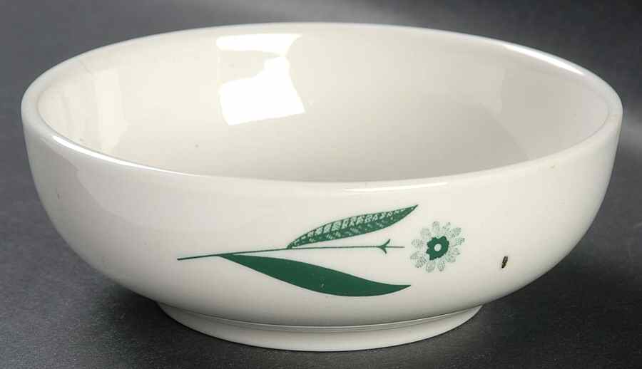 Green Field Coupe Cereal Bowl by Homer Laughlin -1