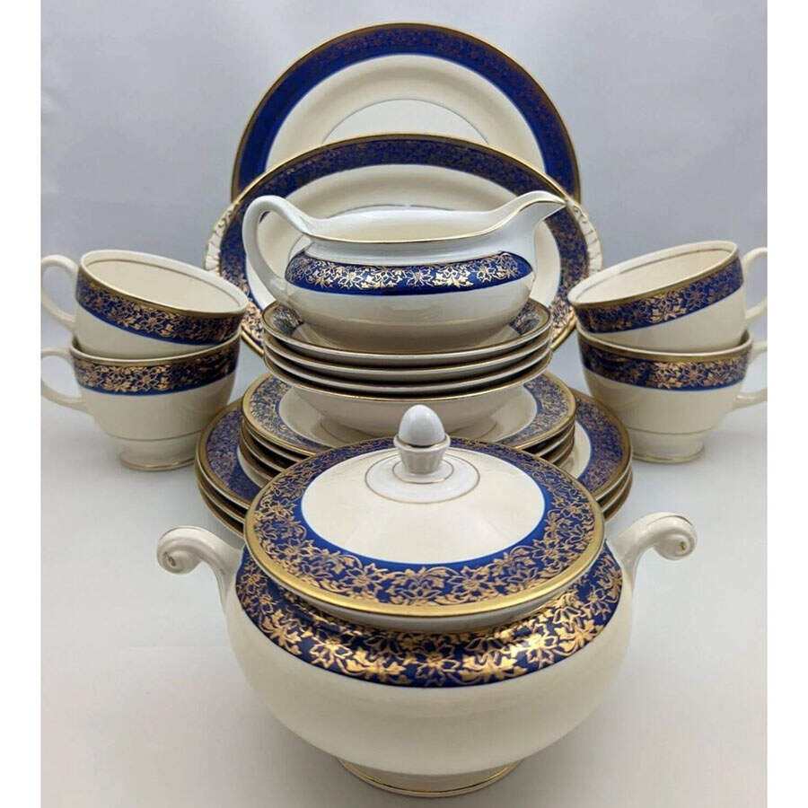 N1649 Sugar Bowl & Lid by Homer Laughlin -1