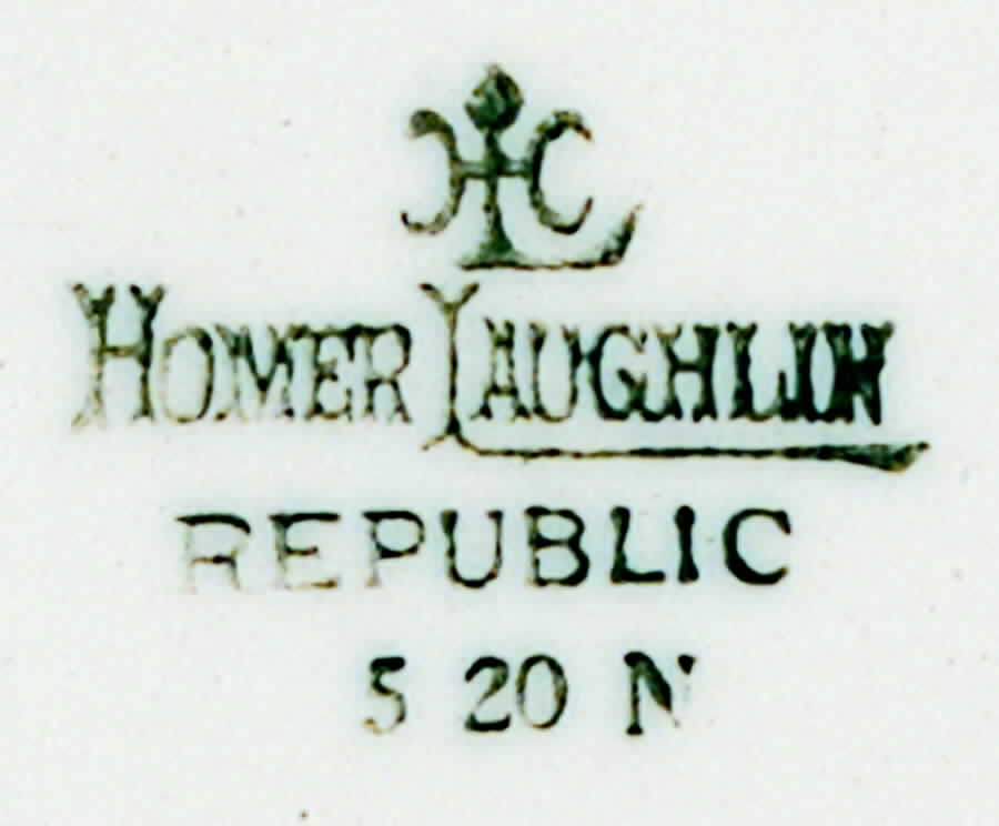 R4906 Round Butter No Lid by Homer Laughlin -1