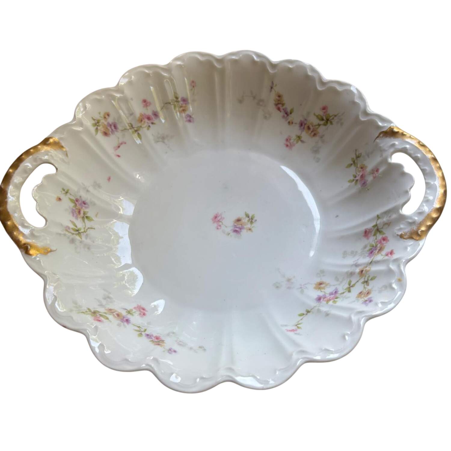 Schleiger 339J 11" Round Fluted Bowl by Haviland-1