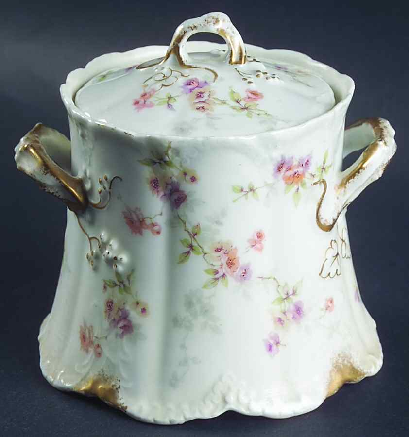Schleiger 339J Sugar Bowl & Lid by Haviland-1