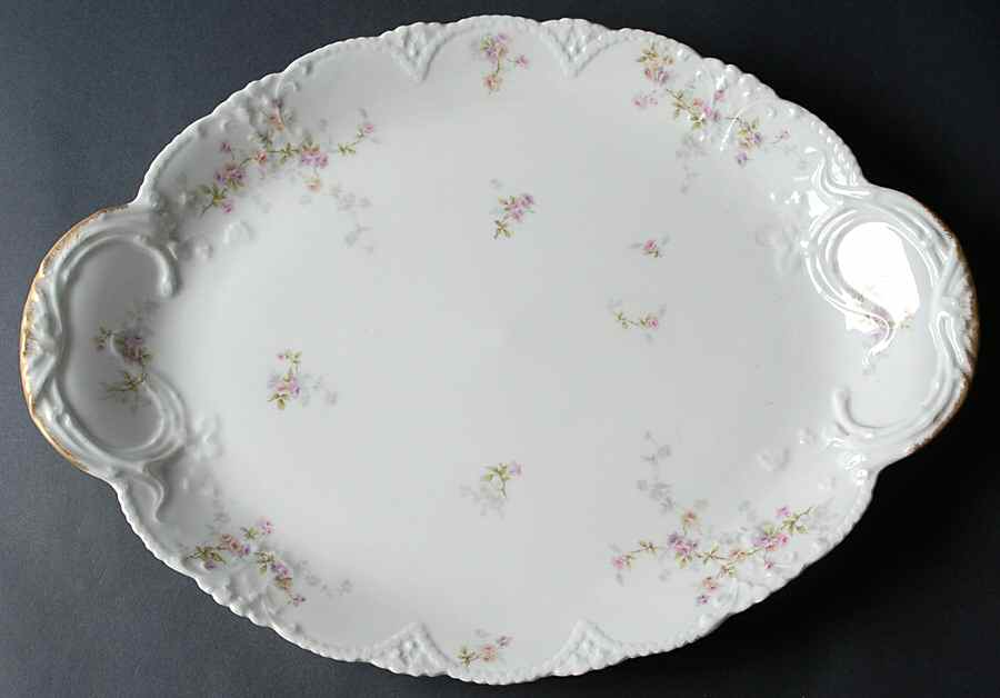 Schleiger 339J 18" Oval Serving Platter by Haviland-1