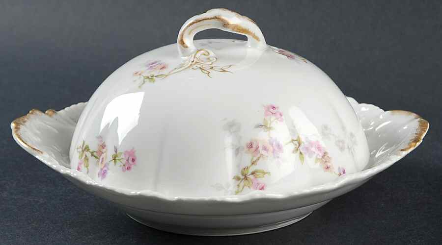 Schleiger 339J Round Covered Butter by Haviland-1