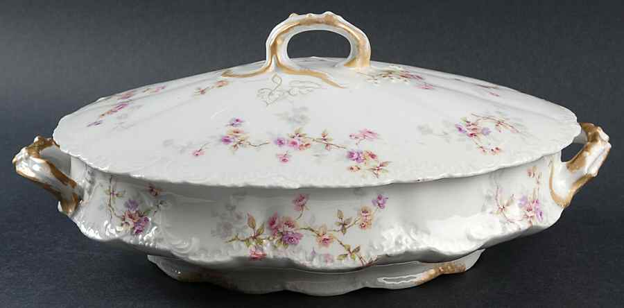 Schleiger 339J Oval Covered Vegetable by Haviland-1